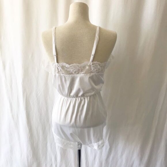 Vintage nylon lace teddy size M - Picture 6 of 10